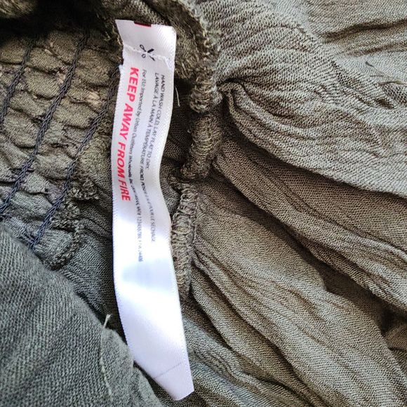 Free People Adela Cami Olive Green Tank Top Size M  Lace NWT  Party Cami - Picture 8 of 12